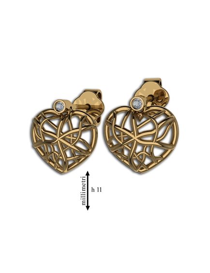 Pendientes Gemoro Mujer in Oro Diamante 0.01 Ct OB809GIA - OB809GIA